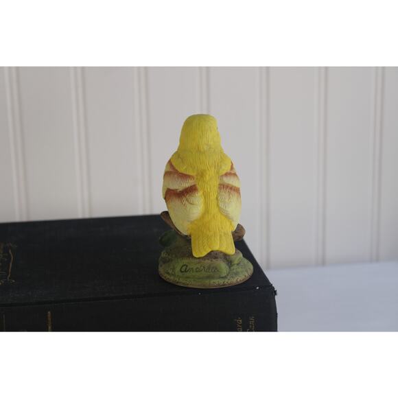 Vintage Andrea Sadek Canary Figurine #6350 Porcelain Made in Japan Collectible - Picture 5 of 5